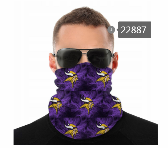 2021 NFL Minnesota Vikings #41 Dust mask with filter